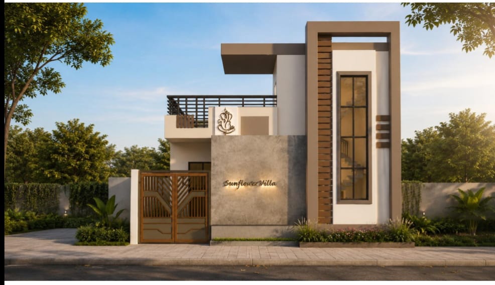 Project 1 Front Elevation - Hesaraghatta Annapoorneshwari Layout